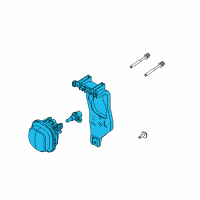 Genuine Ford Fog Lamp diagram
