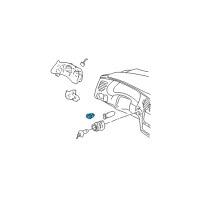 Genuine Toyota Liftgate Release Switch diagram