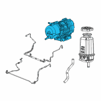 OEM Jeep Wrangler Pump-Power Steering Diagram - 68247930AI