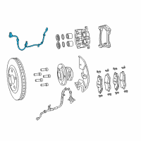 OEM Chrysler Pacifica Sensor-Anti-Lock Brakes Diagram - 68312281AC