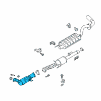 Genuine Ford Filter Assembly - Diesel Particle diagram