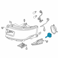Genuine Ford Hid Bulb diagram
