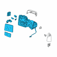 Genuine Ford Mirror Assembly - Rear View Outer diagram