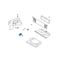 Genuine Ford Interior Lights diagram