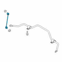 OEM 2017 Jeep Renegade Link-STABILIZER Bar Diagram - 68246496AB