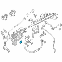 Genuine Ford Turbocharger Gasket diagram