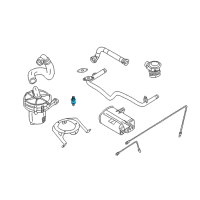Genuine Toyota Secondary Air Injection Pump Mount diagram