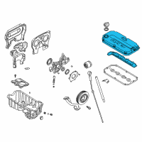 Genuine Ford Valve Cover diagram