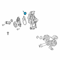 Genuine Toyota Water Pump Assembly O-Ring diagram