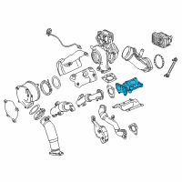 Genuine Turbocharger Exhaust Adapter diagram