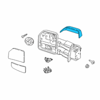 Genuine Ford Mirror Cover diagram