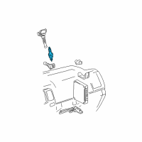 Genuine Toyota Spark Plug diagram