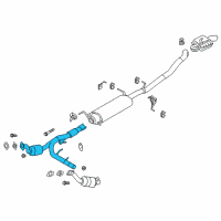 OEM Ford Expedition Catalytic Converter Diagram - JL1Z-5E212-E