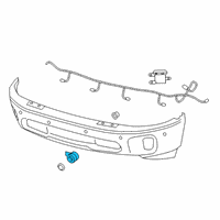 Genuine Sensor-Park Assist diagram