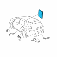 Genuine Toyota Computer Assembly, Smart diagram