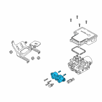 Genuine Toyota Brake Proportioning Valve diagram