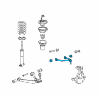Genuine GMC Front Upper Control Arm Assembly diagram