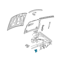 Genuine Ford Catch Assembly - Safety diagram