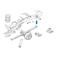 Genuine GMC Shackle Kit,Rear Spring diagram