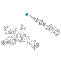 Genuine Toyota Axle Shaft Oil Seal diagram