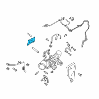 Genuine Ford Turbocharger Gasket diagram