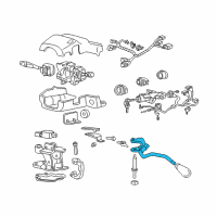 OEM 1997 Honda CR-V Lever, Select Diagram - 54100-S10-A82