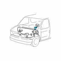 Genuine Ford Clock Spring diagram