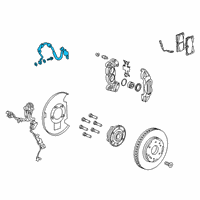 OEM 2021 GMC Sierra 1500 Flex Hose Diagram - 84956397