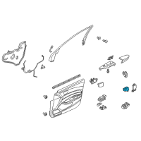 Genuine Switch Assembly, Remote Control Mirror diagram