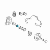 Genuine Toyota ABS Rotor diagram