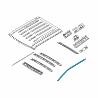 Genuine Ford Weatherstrip diagram