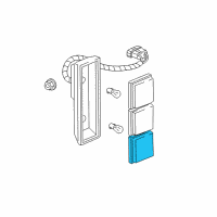 Genuine Tail Light Lens diagram