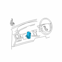 Genuine Toyota Sonar Control Module diagram