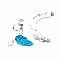 OEM Hummer Tank Asm-Fuel Diagram - 94732393