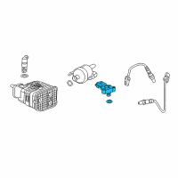 OEM 2020 GMC Sierra 1500 Map Sensor Diagram - 24000470