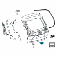 OEM Jeep Latch-LIFTGATE Diagram - 68364385AC