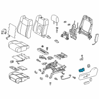 Genuine Toyota Computer & Switch Assembly diagram