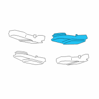Genuine Ford Dome Lamp diagram