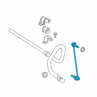 Genuine Toyota Stabilizer Link diagram