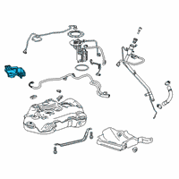 OEM Buick Regal TourX Fuel Pump Controller Diagram - 13531876