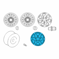 Genuine Ford Alloy Wheels diagram