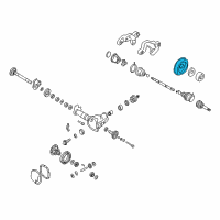 Genuine Toyota Steering Knuckle Seal diagram
