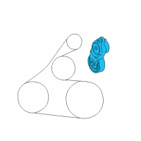 Genuine Scion Serpentine Tensioner diagram