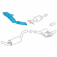 Genuine Ford Flex Pipe diagram