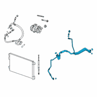 OEM 2020 Cadillac XT5 Suction Hose Diagram - 84629366