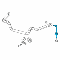 OEM 2020 Ram 1500 Link Kit-STABILIZER Bar Diagram - 68399868AD