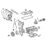 Genuine Toyota Front Cover Seal diagram