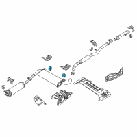 Genuine Exhaust Pipe Reducing Bushing diagram