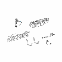 OEM 2019 Chevrolet Express 2500 Fuel Gauge Sending Unit Diagram - 84813375