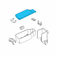 Genuine Ford Center Console diagram